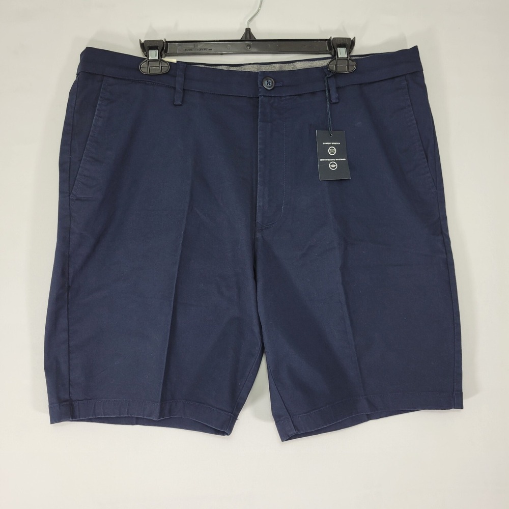 Joseph Abboud‎ Men's Flat Front Shorts NAVY Size 36 JA FF SHORT NEW